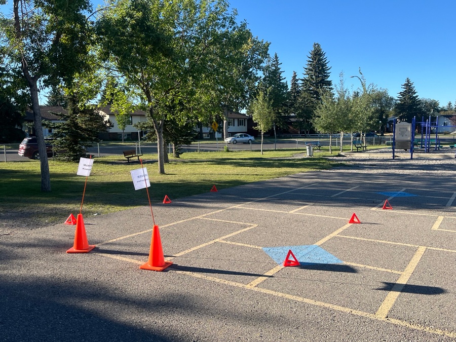 Kindergarten line up